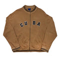 Vintage 90's Fishbone Boxy CUBA Zip Up Sweatshirt (L)
