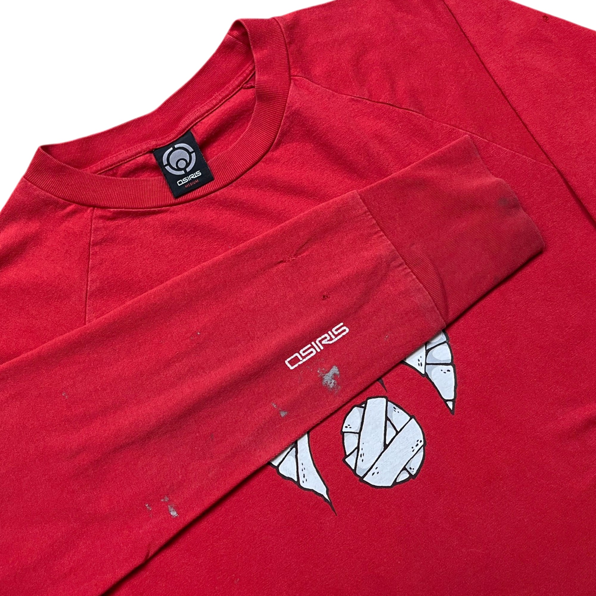 Vintage OSIRIS skateboarding Long Sleeve Graphic T-shirt (M)